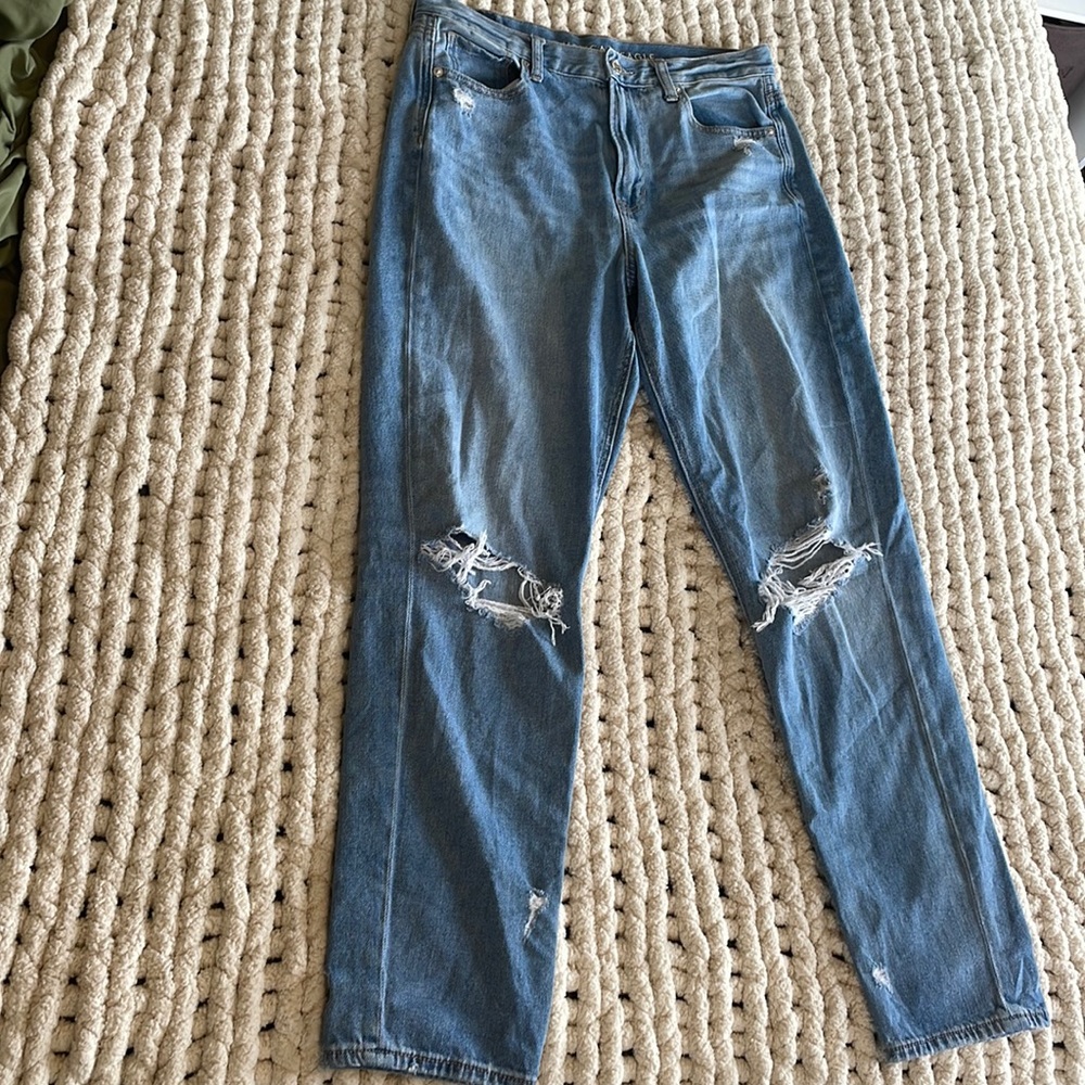 American Eagle Mom Jeans 10L